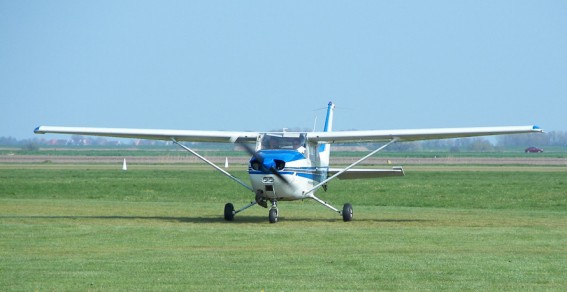 Blue Cessna